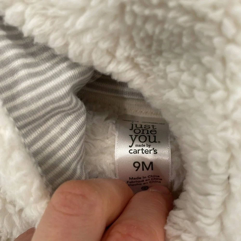 Carters 9M winter jumpsuit
